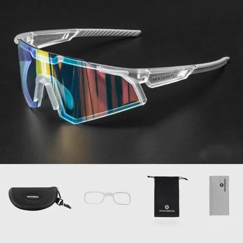RockBros Okulary rowerowe Rockbros SP291 fotochromowe UV400 - białe RockBros Okulary rowerowe Rockbros SP291 fotochromowe UV400 - białe