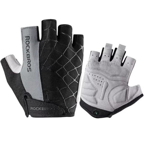 RockBros Rękawiczki rowerowe Rockbros S109GR rozmiar XL - szare RockBros Rękawiczki rowerowe Rockbros S109GR rozmiar XL - szare
