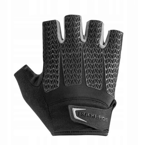 RockBros Rękawiczki rowerowe Rockbros S169BGR XL z wkładkami żelowymi - szare RockBros Rękawiczki rowerowe Rockbros S169BGR XL z wkładkami żelowymi - szare