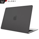 Alogy Etui do Apple Macbook Air 13 13.3" - 2018-2021 (M1 A2337/A2179/A1932) Alogy AirGuard™ Elastyczna obudowa Matowa Czerń