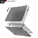 Alogy Etui do Apple Macbook Air 13 13.3" - 2018-2021 (M1 A2337/A2179/A1932) Alogy AirGuard™ Elastyczna obudowa Matowa Czerń