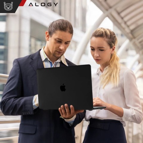 Alogy Etui do Apple Macbook Air 13 13.3" - 2018-2021 (M1 A2337/A2179/A1932) Alogy AirGuard™ Elastyczna obudowa Matowa Czerń Alogy Etui do Apple Macbook Air 13 13.3" - 2018-2021 (M1 A2337/A2179/A1932) Alogy AirGuard™ Elastyczna obudowa Matowa Czerń