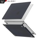 Alogy Etui do Apple Macbook Air 13 13.3" - 2018-2021 (M1 A2337/A2179/A1932) Alogy AirGuard™ Elastyczna obudowa Matowa Czerń