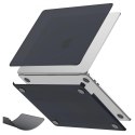 Alogy Etui do Apple Macbook Air 13 13.3" - 2018-2021 (M1 A2337/A2179/A1932) Alogy AirGuard™ Elastyczna obudowa Matowa Czerń