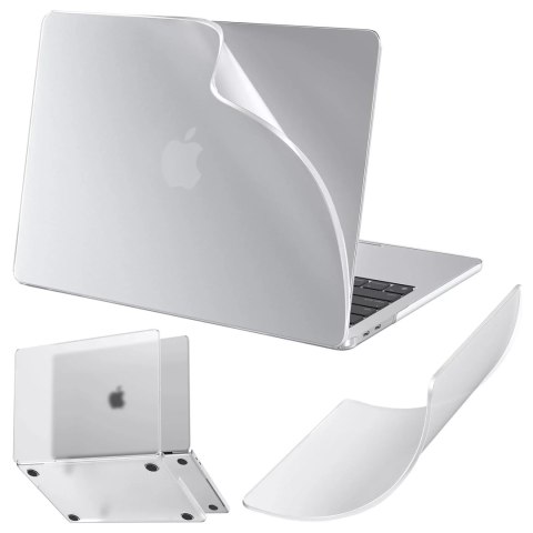 Alogy Etui do Apple Macbook Air 13 13.3" - 2018-2021 (M1 A2337/A2179/A1932) Alogy AirGuard™ Elastyczna obudowa Matowa Przezroczysta Bi Alogy Etui do Apple Macbook Air 13 13.3" - 2018-2021 (M1 A2337/A2179/A1932) Alogy AirGuard™ Elastyczna obudowa Matowa Przezroczysta Bi
