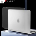 Alogy Etui do Apple Macbook Air 13 13.3" - 2018-2021 (M1 A2337/A2179/A1932) Alogy AirGuard™ Elastyczna obudowa Matowa Przezroczysta Bi