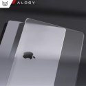 Alogy Etui do Apple Macbook Air 13 13.3" - 2018-2021 (M1 A2337/A2179/A1932) Alogy AirGuard™ Elastyczna obudowa Matowa Przezroczysta Bi