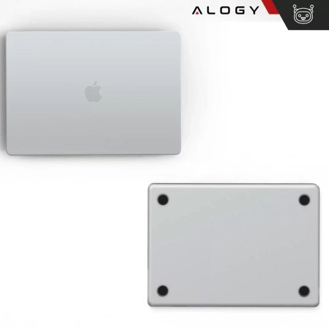 Alogy Etui do Apple Macbook Air 13 13.3" - 2018-2021 (M1 A2337/A2179/A1932) Alogy AirGuard™ Elastyczna obudowa Matowa Przezroczysta Bi Alogy Etui do Apple Macbook Air 13 13.3" - 2018-2021 (M1 A2337/A2179/A1932) Alogy AirGuard™ Elastyczna obudowa Matowa Przezroczysta Bi