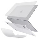 Alogy Etui do Apple Macbook Air 13 13.3" - 2018-2021 (M1 A2337/A2179/A1932) Alogy AirGuard™ Elastyczna obudowa Matowa Przezroczysta Bi