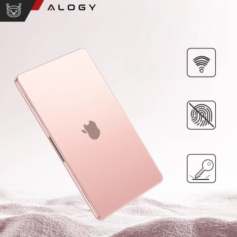 Alogy Etui do Apple Macbook Air 13.6 - M2/M3 2022/2023/2024/2025 Alogy AirGuard™ Elastyczna obudowa Matowa Przezroczysty Różowy Alogy Etui do Apple Macbook Air 13.6 - M2/M3 2022/2023/2024/2025 Alogy AirGuard™ Elastyczna obudowa Matowa Przezroczysty Różowy