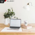 Alogy Etui do Apple Macbook Air 13.6 - M2/M3 2022/2023/2024/2025 Alogy AirGuard™ Elastyczna obudowa Matowa Przezroczysty Różowy