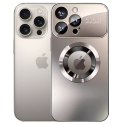 Alogy Etui do Apple iPhone 16 Pro Max obudowa Alogy MagSafe LuxeShield™ Case z ochroną obiektywów do MagSafe Titanium