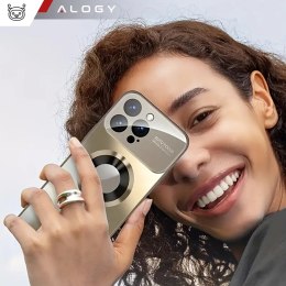 Alogy Etui do Apple iPhone 16 Pro Max obudowa Alogy MagSafe LuxeShield™ Case z ochroną obiektywów do MagSafe Titanium