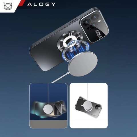 Alogy Etui do Apple iPhone 16 Pro obudowa Alogy MagSafe LuxeShield™ Case z ochroną obiektywów do MagSafe Graphite Black Alogy Etui do Apple iPhone 16 Pro obudowa Alogy MagSafe LuxeShield™ Case z ochroną obiektywów do MagSafe Graphite Black