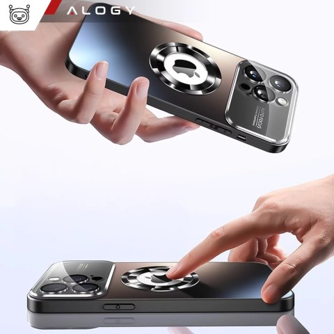 Alogy Etui do Apple iPhone 16 Pro obudowa Alogy MagSafe LuxeShield™ Case z ochroną obiektywów do MagSafe Graphite Black Alogy Etui do Apple iPhone 16 Pro obudowa Alogy MagSafe LuxeShield™ Case z ochroną obiektywów do MagSafe Graphite Black