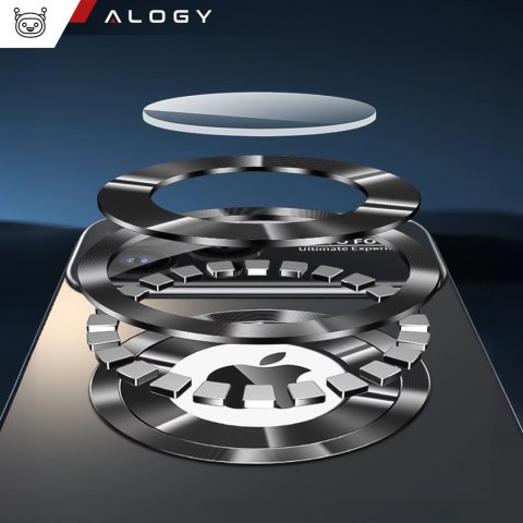 Alogy Etui do Apple iPhone 16 Pro obudowa Alogy MagSafe LuxeShield™ Case z ochroną obiektywów do MagSafe Graphite Black Alogy Etui do Apple iPhone 16 Pro obudowa Alogy MagSafe LuxeShield™ Case z ochroną obiektywów do MagSafe Graphite Black