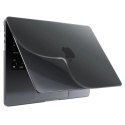 Alogy Etui ochronne do Apple Macbook Air 15 M2/M3/M4 2023/2024/2025 Alogy AirGuard™ Elastyczna obudowa Matowa Czerń