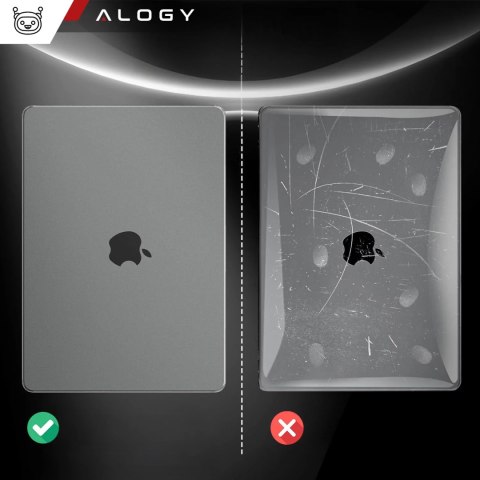Alogy Etui ochronne do Apple Macbook Air 15 M2/M3/M4 2023/2024/2025 Alogy AirGuard™ Elastyczna obudowa Matowa Czerń Alogy Etui ochronne do Apple Macbook Air 15 M2/M3/M4 2023/2024/2025 Alogy AirGuard™ Elastyczna obudowa Matowa Czerń