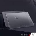 Alogy Etui ochronne do Apple Macbook Air 15 M2/M3/M4 2023/2024/2025 Alogy AirGuard™ Elastyczna obudowa Matowa Czerń