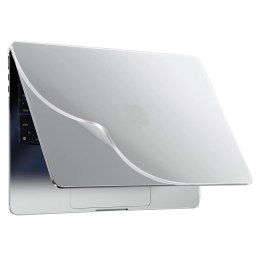 Alogy Etui ochronne do Apple Macbook Air 15 M2/M3/M4 2023/2024/2025 Alogy AirGuard™ Elastyczna obudowa Matowa Przezroczysta Biel