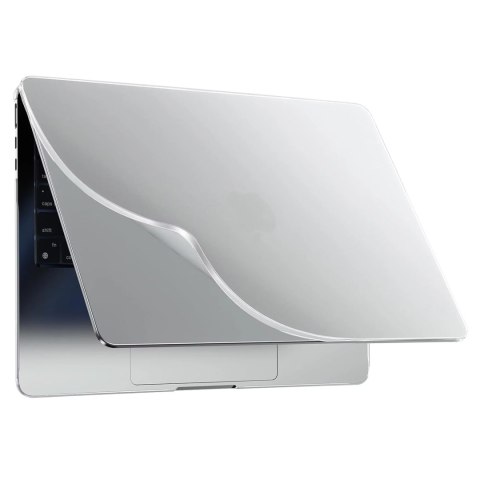 Alogy Etui ochronne do Apple Macbook Air 15 M2/M3/M4 2023/2024/2025 Alogy AirGuard™ Elastyczna obudowa Matowa Przezroczysta Biel Alogy Etui ochronne do Apple Macbook Air 15 M2/M3/M4 2023/2024/2025 Alogy AirGuard™ Elastyczna obudowa Matowa Przezroczysta Biel