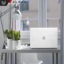 Alogy Etui ochronne do Apple Macbook Air 15 M2/M3/M4 2023/2024/2025 Alogy AirGuard™ Elastyczna obudowa Matowa Przezroczysta Biel