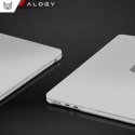 Alogy Etui ochronne do Apple Macbook Air 15 M2/M3/M4 2023/2024/2025 Alogy AirGuard™ Elastyczna obudowa Matowa Przezroczysta Biel