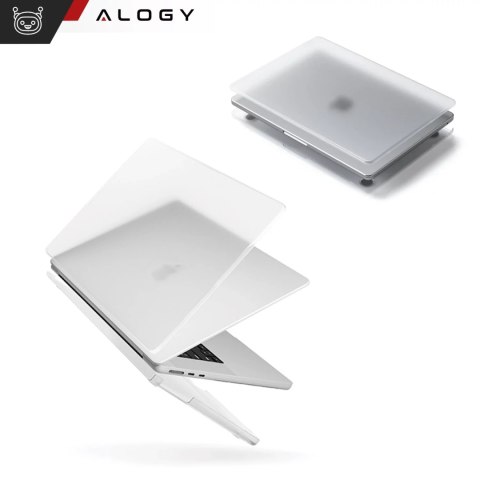 Alogy Etui ochronne do Apple Macbook Air 15 M2/M3/M4 2023/2024/2025 Alogy AirGuard™ Elastyczna obudowa Matowa Przezroczysta Biel Alogy Etui ochronne do Apple Macbook Air 15 M2/M3/M4 2023/2024/2025 Alogy AirGuard™ Elastyczna obudowa Matowa Przezroczysta Biel