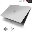 Alogy Etui ochronne do Apple Macbook Air 15 M2/M3/M4 2023/2024/2025 Alogy AirGuard™ Elastyczna obudowa Matowa Przezroczysta Biel