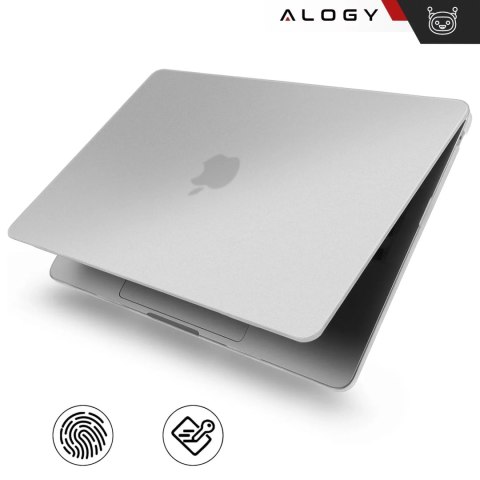 Alogy Etui ochronne do Apple Macbook Air 15 M2/M3/M4 2023/2024/2025 Alogy AirGuard™ Elastyczna obudowa Matowa Przezroczysta Biel Alogy Etui ochronne do Apple Macbook Air 15 M2/M3/M4 2023/2024/2025 Alogy AirGuard™ Elastyczna obudowa Matowa Przezroczysta Biel