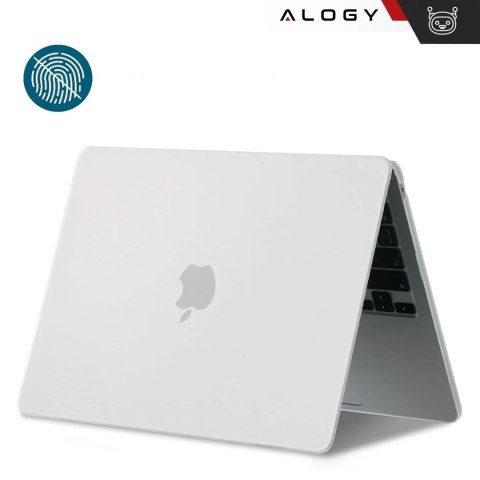 Alogy Etui ochronne do Apple Macbook Air 15 M2/M3/M4 2023/2024/2025 Alogy AirGuard™ Elastyczna obudowa Matowa Przezroczysta Biel Alogy Etui ochronne do Apple Macbook Air 15 M2/M3/M4 2023/2024/2025 Alogy AirGuard™ Elastyczna obudowa Matowa Przezroczysta Biel