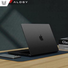 Alogy Etui ochronne do Apple Macbook Pro 14 - M1/M2/M3/M4 2021-2024 Alogy AirGuard™ Elastyczna obudowa bez odcisków palców Matowa Czer