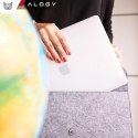 Alogy Etui ochronne do Apple Macbook Pro 14 - M1/M2/M3/M4 2021-2024 Alogy AirGuard™ Elastyczna obudowa bez odcisków palców Matowa Prze