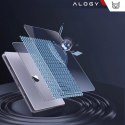 Alogy Etui ochronne do Apple Macbook Pro 14 - M1/M2/M3/M4 2021-2024 Alogy AirGuard™ Elastyczna obudowa bez odcisków palców Matowa Prze