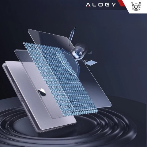Alogy Etui ochronne do Apple Macbook Pro 14 - M1/M2/M3/M4 2021-2024 Alogy AirGuard™ Elastyczna obudowa bez odcisków palców Matowa Prze Alogy Etui ochronne do Apple Macbook Pro 14 - M1/M2/M3/M4 2021-2024 Alogy AirGuard™ Elastyczna obudowa bez odcisków palców Matowa Prze