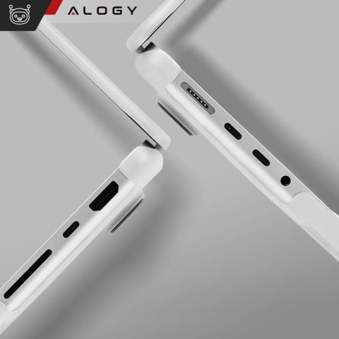 Alogy Etui ochronne do Apple Macbook Pro 14 - M1/M2/M3/M4 2021-2024 Alogy AirGuard™ Elastyczna obudowa bez odcisków palców Matowa Prze Alogy Etui ochronne do Apple Macbook Pro 14 - M1/M2/M3/M4 2021-2024 Alogy AirGuard™ Elastyczna obudowa bez odcisków palców Matowa Prze