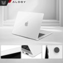 Alogy Etui ochronne do Apple Macbook Pro 14 - M1/M2/M3/M4 2021-2024 Alogy AirGuard™ Elastyczna obudowa bez odcisków palców Matowa Prze