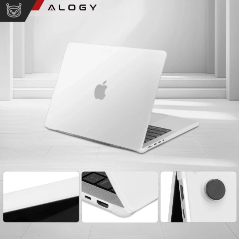 Alogy Etui ochronne do Apple Macbook Pro 14 - M1/M2/M3/M4 2021-2024 Alogy AirGuard™ Elastyczna obudowa bez odcisków palców Matowa Prze Alogy Etui ochronne do Apple Macbook Pro 14 - M1/M2/M3/M4 2021-2024 Alogy AirGuard™ Elastyczna obudowa bez odcisków palców Matowa Prze