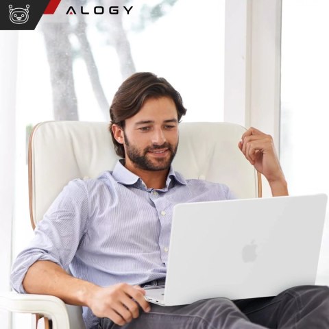 Alogy Etui ochronne do Apple Macbook Pro 14 - M1/M2/M3/M4 2021-2024 Alogy AirGuard™ Elastyczna obudowa bez odcisków palców Matowa Prze Alogy Etui ochronne do Apple Macbook Pro 14 - M1/M2/M3/M4 2021-2024 Alogy AirGuard™ Elastyczna obudowa bez odcisków palców Matowa Prze