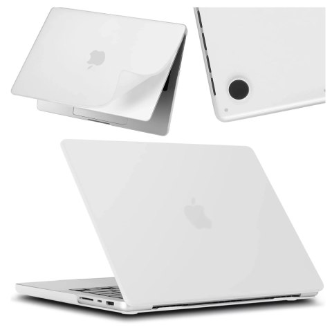 Alogy Etui ochronne do Apple Macbook Pro 14 - M1/M2/M3/M4 2021-2024 Alogy AirGuard™ Elastyczna obudowa bez odcisków palców Matowa Prze Alogy Etui ochronne do Apple Macbook Pro 14 - M1/M2/M3/M4 2021-2024 Alogy AirGuard™ Elastyczna obudowa bez odcisków palców Matowa Prze