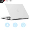Alogy Etui ochronne do Apple Macbook Pro 14 - M1/M2/M3/M4 2021-2024 Alogy AirGuard™ Elastyczna obudowa bez odcisków palców Matowa Prze