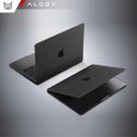 Alogy Etui ochronne do Apple Macbook Pro 16 - M1/M2/M3/M4 2021-2024 2025 Alogy AirGuard™ Elastyczna obudowa Matowa Czerń