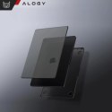 Alogy Etui ochronne do Apple Macbook Pro 16 - M1/M2/M3/M4 2021-2024 2025 Alogy AirGuard™ Elastyczna obudowa Matowa Czerń
