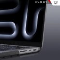 Alogy Etui ochronne do Apple Macbook Pro 16 - M1/M2/M3/M4 2021-2024 2025 Alogy AirGuard™ Elastyczna obudowa Matowa Czerń
