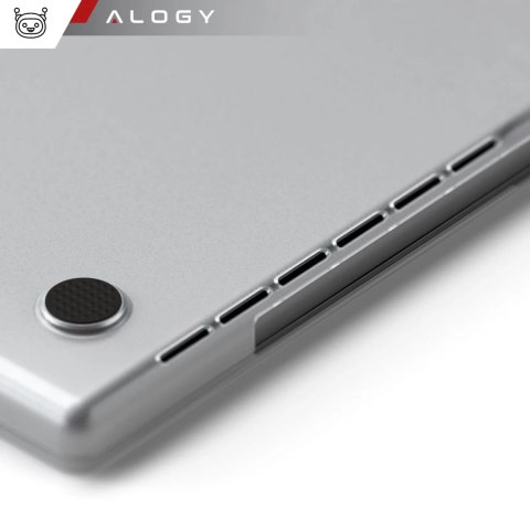 Alogy Etui ochronne do Apple Macbook Pro 16 - M1/M2/M3/M4 2021-2024 2025 Alogy AirGuard™ Elastyczna obudowa Matowa Przezroczysta Biel Alogy Etui ochronne do Apple Macbook Pro 16 - M1/M2/M3/M4 2021-2024 2025 Alogy AirGuard™ Elastyczna obudowa Matowa Przezroczysta Biel