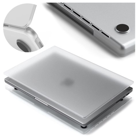Alogy Etui ochronne do Apple Macbook Pro 16 - M1/M2/M3/M4 2021-2024 2025 Alogy AirGuard™ Elastyczna obudowa Matowa Przezroczysta Biel Alogy Etui ochronne do Apple Macbook Pro 16 - M1/M2/M3/M4 2021-2024 2025 Alogy AirGuard™ Elastyczna obudowa Matowa Przezroczysta Biel