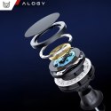 Alogy Uchwyt samochodowy Alogy Car Holder do MagSafe z ładowaniem indukcyjnym 2w1 15W do kratki Czarny