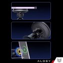 Alogy Uchwyt samochodowy Alogy Car Holder do MagSafe z ładowaniem indukcyjnym 2w1 15W do kratki Czarny