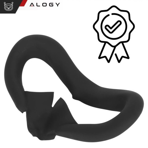 Alogy Zamienna silikonowa maska przeciwsłoneczna Alogy do Meta Quest 3 Czarna Alogy Zamienna silikonowa maska przeciwsłoneczna Alogy do Meta Quest 3 Czarna