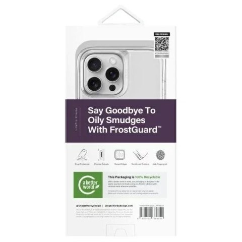 UNIQ Etui UNIQ LifePro Xtreme do iPhone 16 Pro Max 6.9" Magclick Charging Przezroczysty/Frost Clear UNIQ Etui UNIQ LifePro Xtreme do iPhone 16 Pro Max 6.9" Magclick Charging Przezroczysty/Frost Clear
